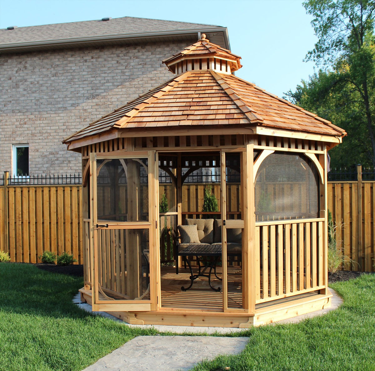 Outdoor Living Today 12' Western Red Cedar Octagon Gazebo