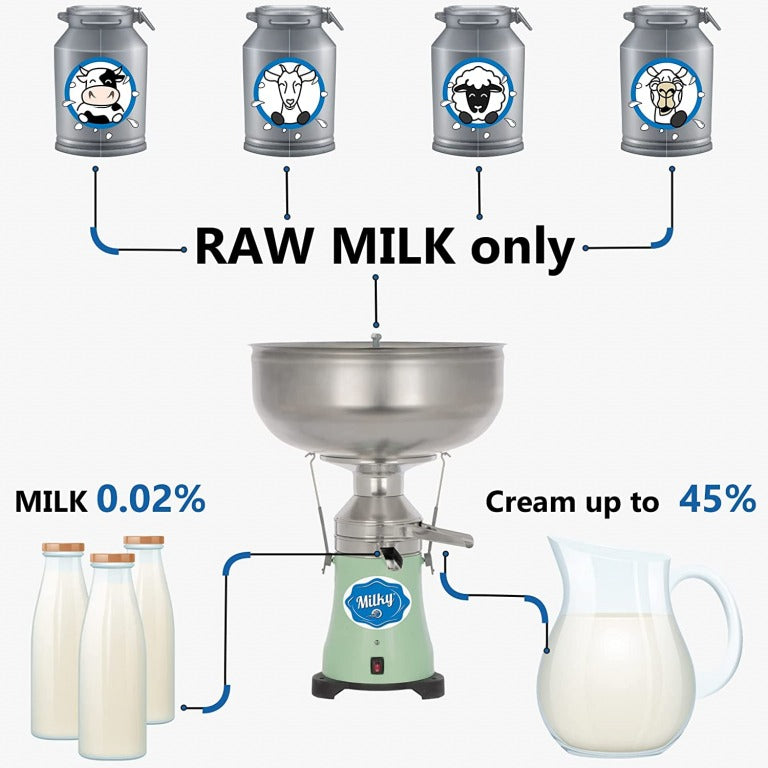 Electric cream separator milky FJ130 EPR