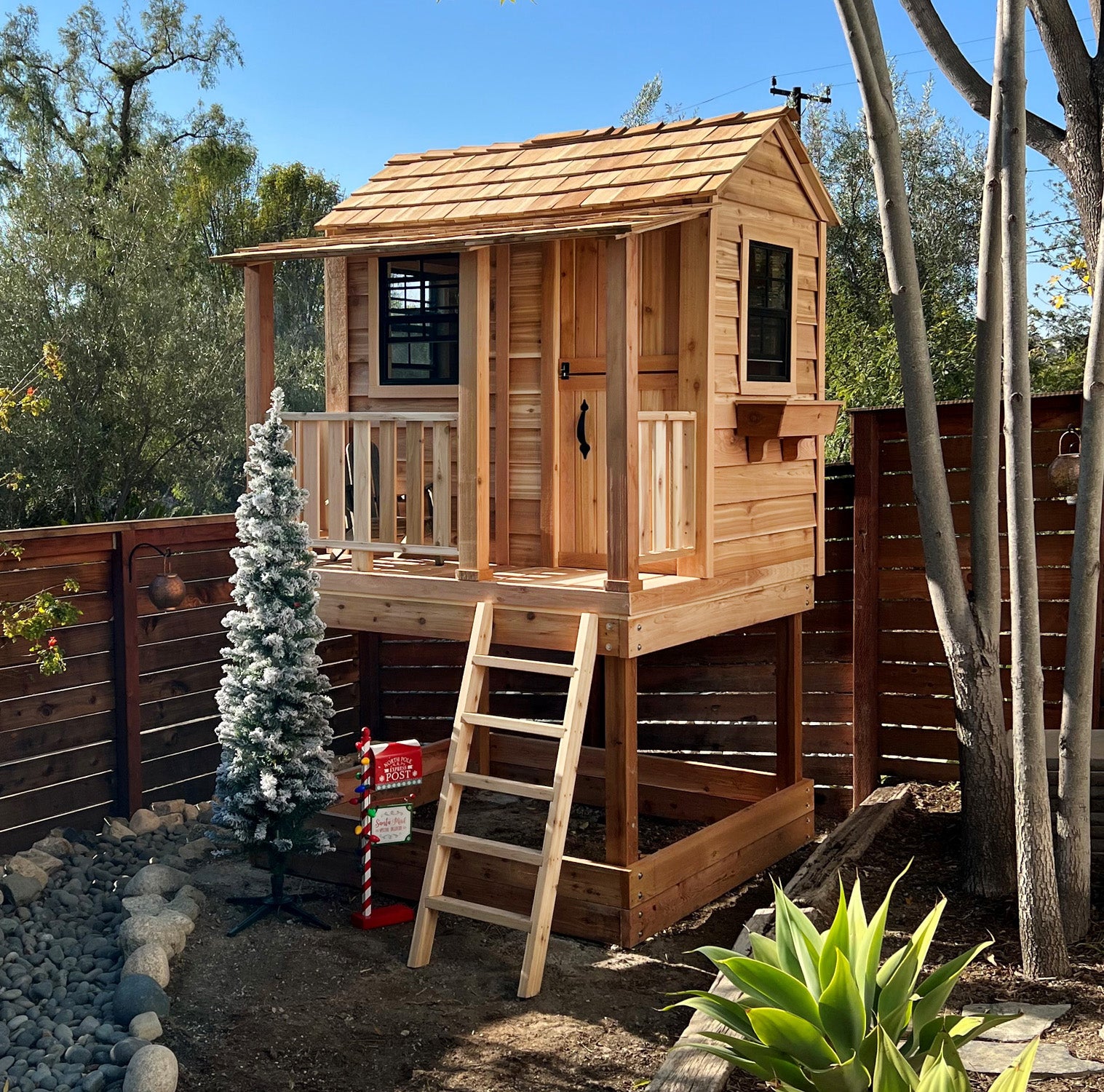 Outdoor Living Today 6x6 Western Red Cedar Little Cedar Playhouse