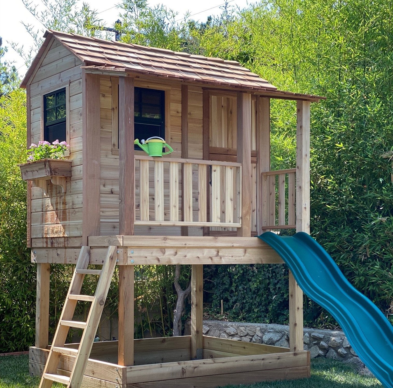 Outdoor Living Today 6x6 Western Red Cedar Little Cedar Playhouse